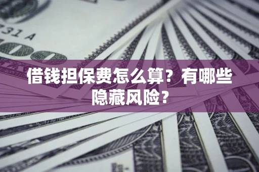 北京借钱担保费怎么算？有哪些隐藏风险？