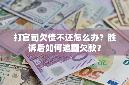 北京打官司欠债不还怎么办？胜诉后如何追回欠款？