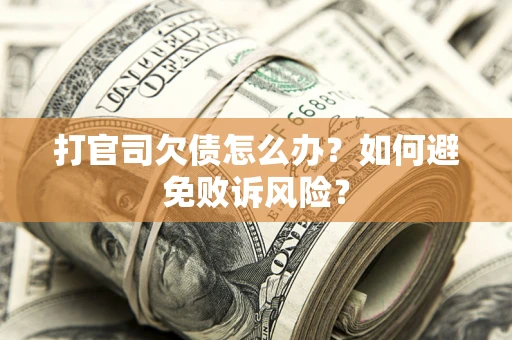 北京打官司欠债怎么办？如何避免败诉风险？