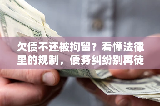 北京欠债不还被拘留？看懂法律里的规制，债务纠纷别再徒劳奔波