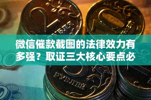 北京微信催款截图的法律效力有多强？取证三大核心要点必须知道！