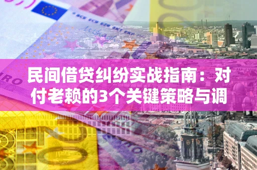 北京民间借贷纠纷实战指南：对付老赖的3个关键策略与调解盲区解析