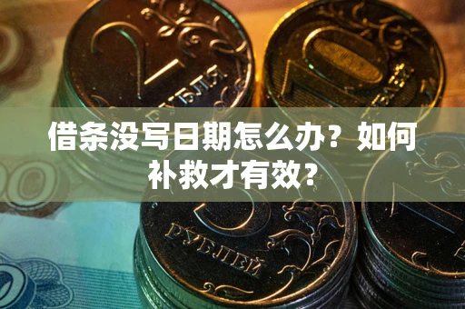 北京借条没写日期怎么办？如何补救才有效？