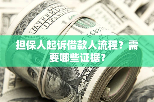北京担保人起诉借款人流程？需要哪些证据？