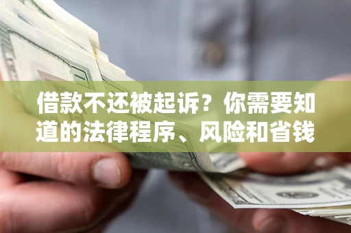 北京借款不还被起诉？你需要知道的法律程序、风险和省钱技巧